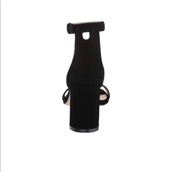 ❌️SOLD❌️ Stuart Weitzman 75Less Nudist Black Suede Sandals - Picture 3 of 8